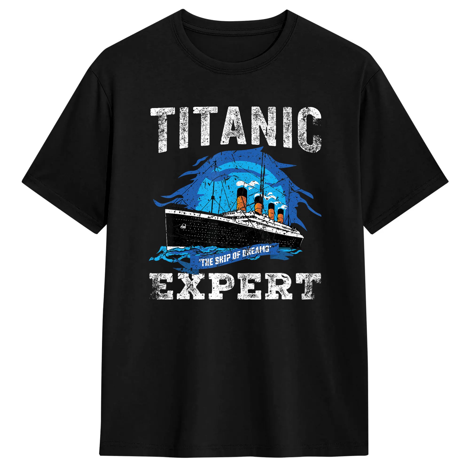 Vintage Fashion Expert - เสื้อยืดโอเวอร์ไซส์ วินเทจ ไททานิค สำหรับผู้เชี่ยวชาญ ตลก ย้อนยุค