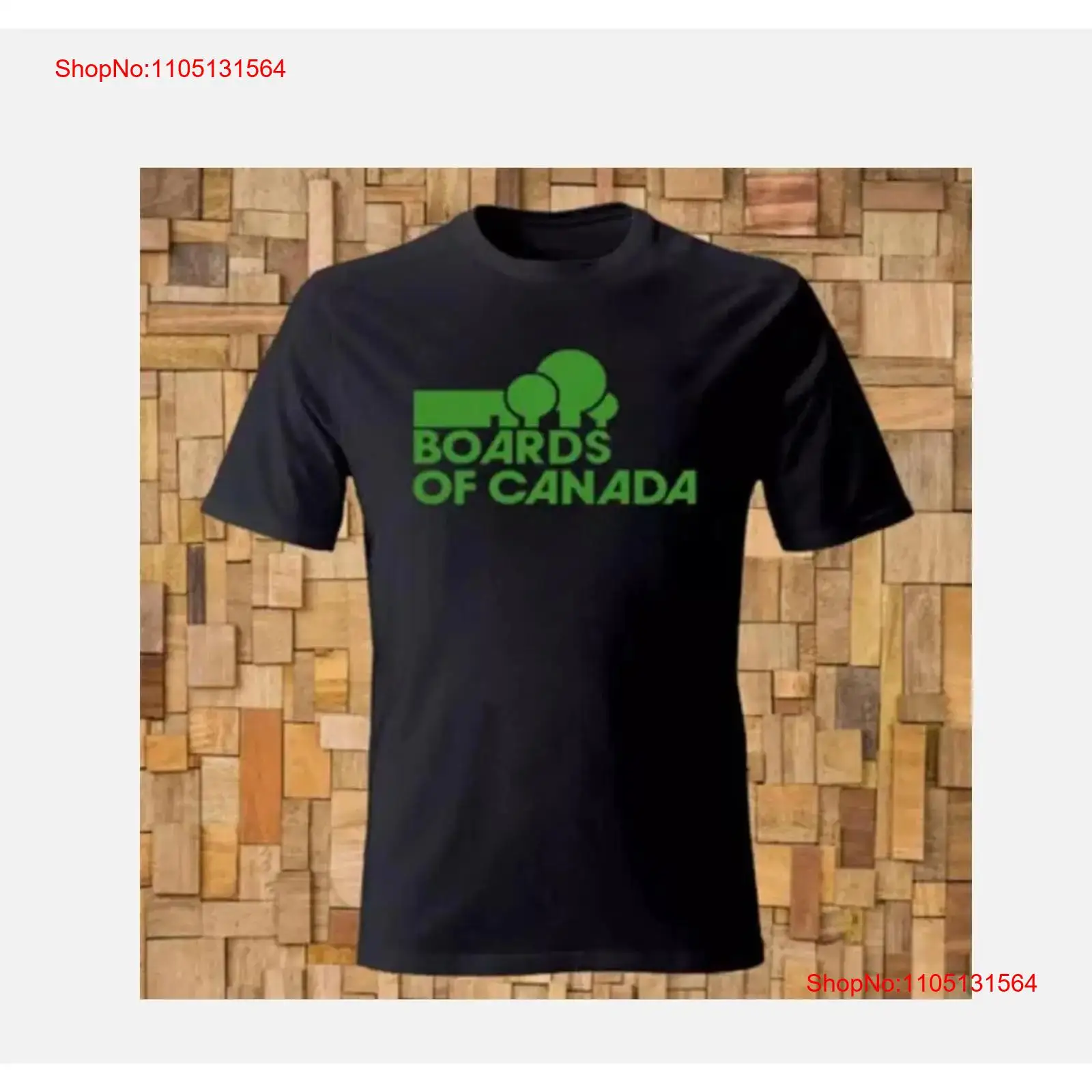 Vintage Fashion Canada - เสื้อยืดผู้ชายสีดำลายโลโก้ Boards Of Canada สไตล์วินเทจ ซักแล้ว