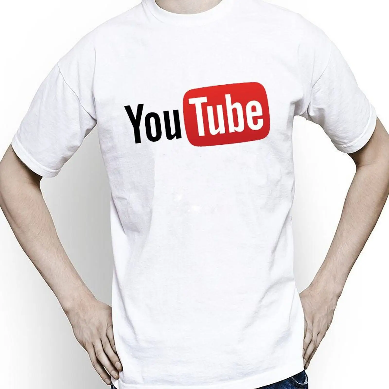 Vintage Fashion Youtubers - เสื้อยืดลายวิดีโอจากช่อง YOUTUBE สไตล์วินเทจ ผ้าซักแล้ว ยืดได้ ใส่สบาย