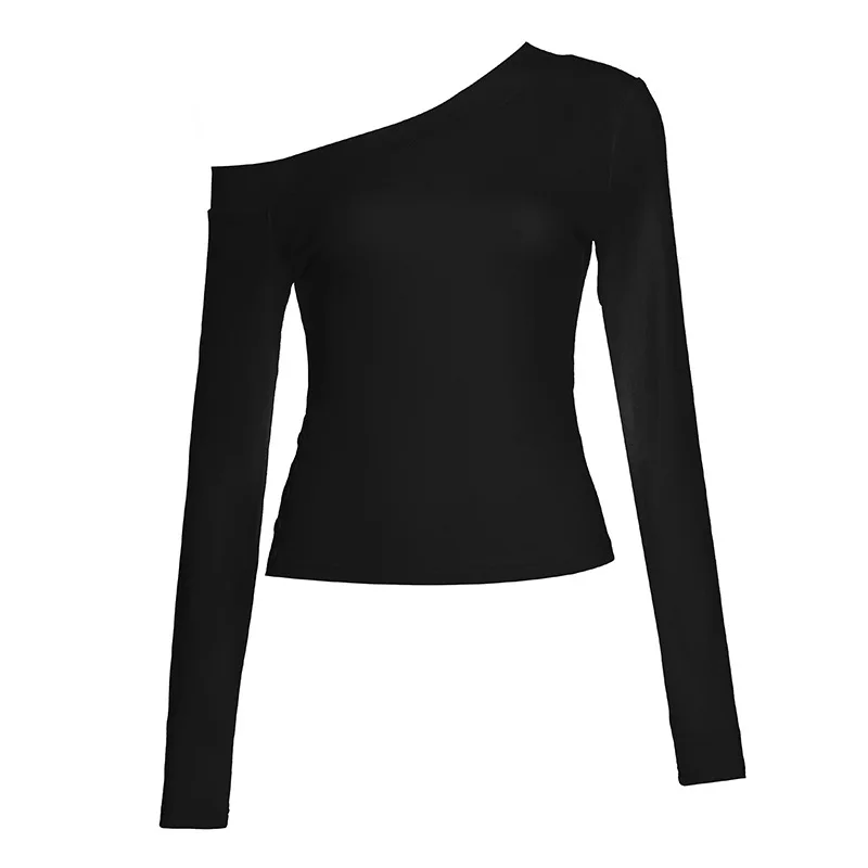 Vintage Fashion For Women - Y2K เสื้อยืดติดกระดุมสไตล์วินเทจสำหรับผู้หญิง, เสื้อคอเฉียงเซ็กซี่ทรงเข้ารูป, สตรีทแวร์ฮาราจูกุ