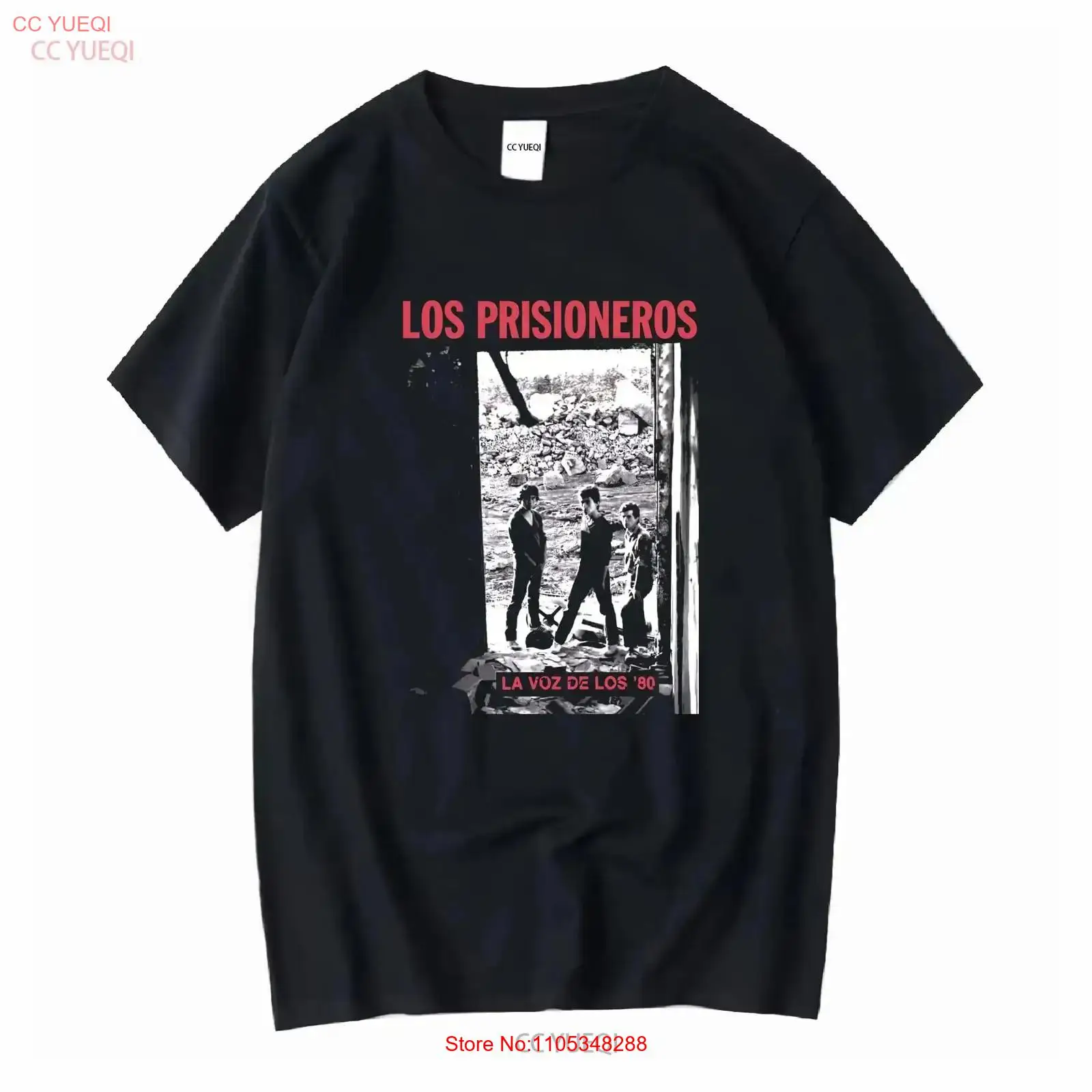 Vintage Fashion La - เสื้อยืด Los Prisioneros LA Voz Se