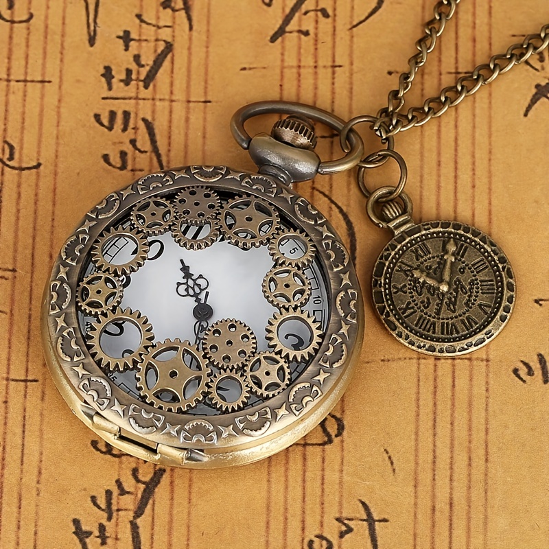 นาฬิกาพกควอตซ์วินเทจสุ่มแบบ 1  - Vintage Fashion For Men บทวิจารณ์และราคา