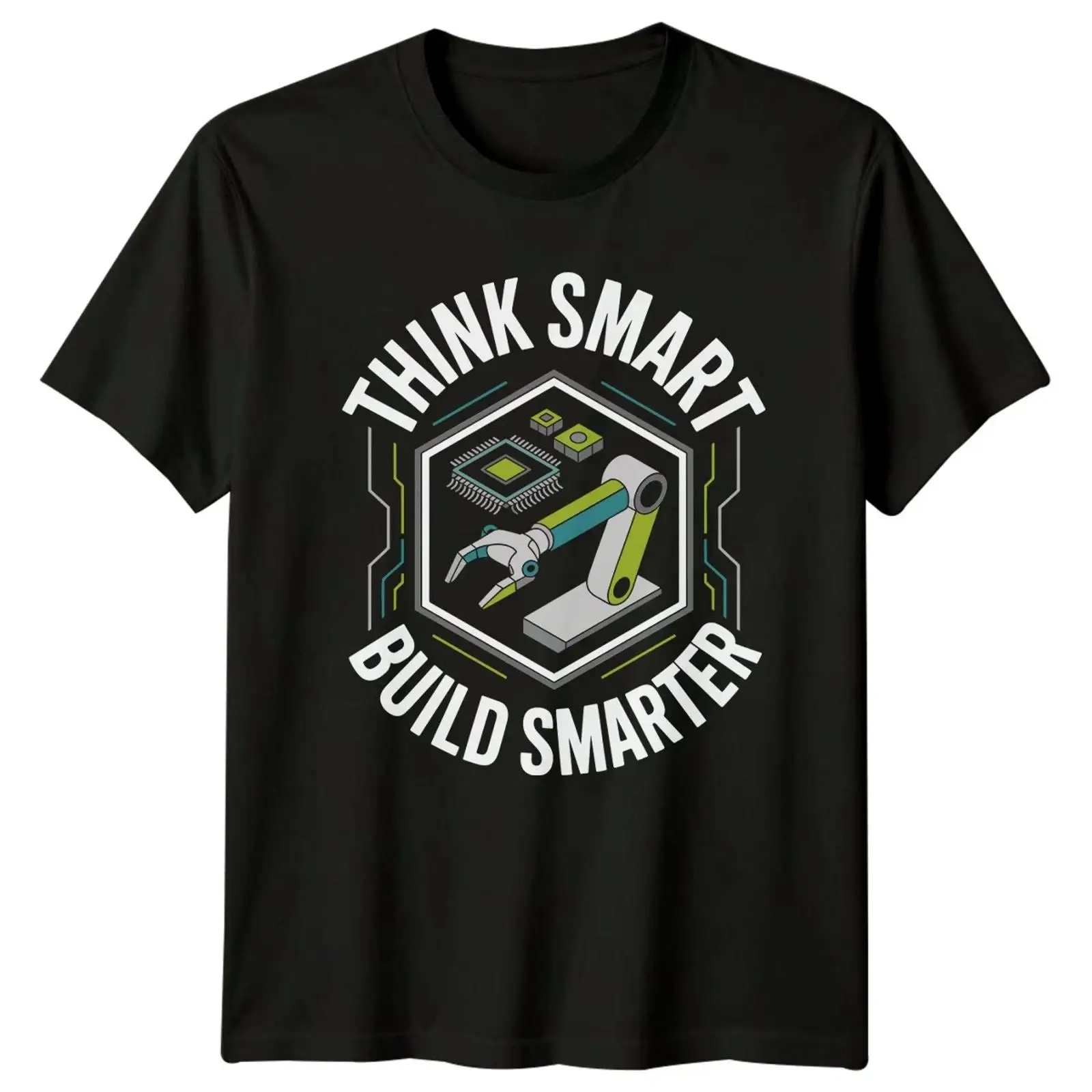 เสื้อยืด Think Smart Build Sma - Vintage Fashion Herren บทวิจารณ์และราคา