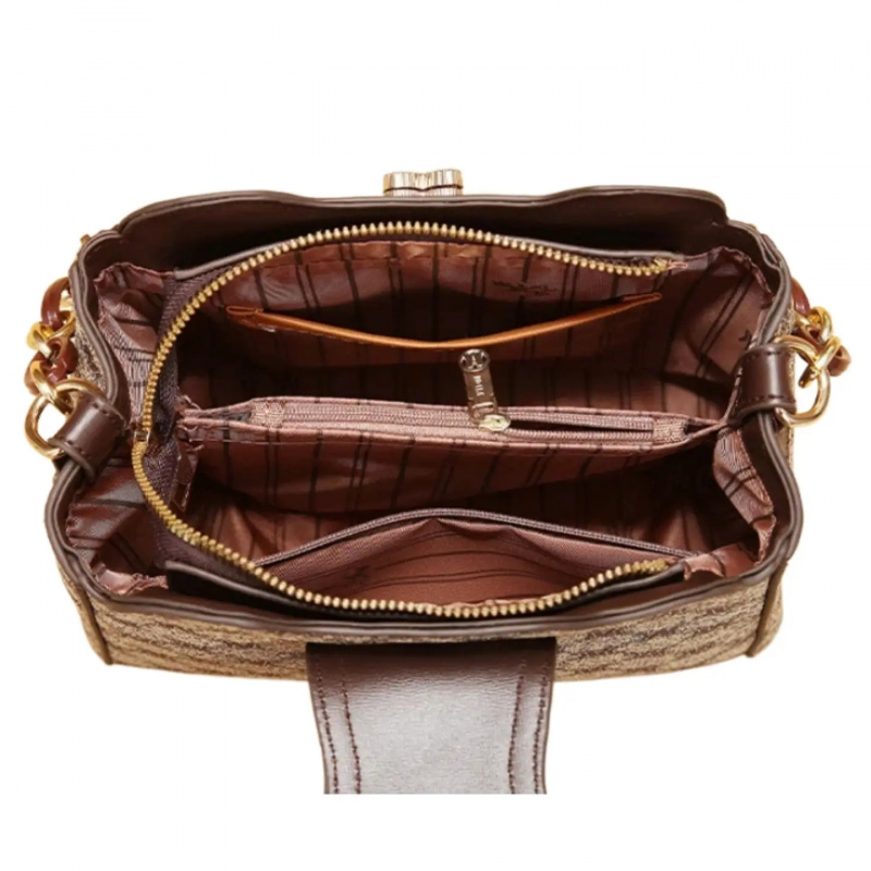 กระเป๋าสะพายไหล่พิมพ์ลายตัวอัก - Vintage Fashion For Women บทวิจารณ์และราคา