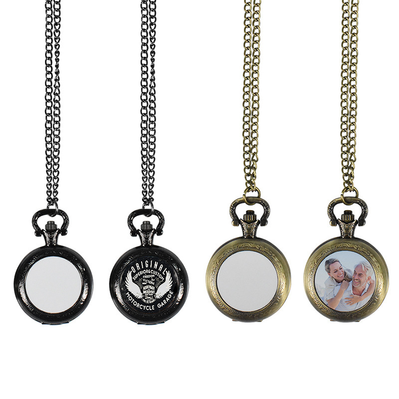 สร้อยคอจี้นาฬิกาพกโลหะวินเทจแบ - Vintage Fashion Necklace บทวิจารณ์และราคา