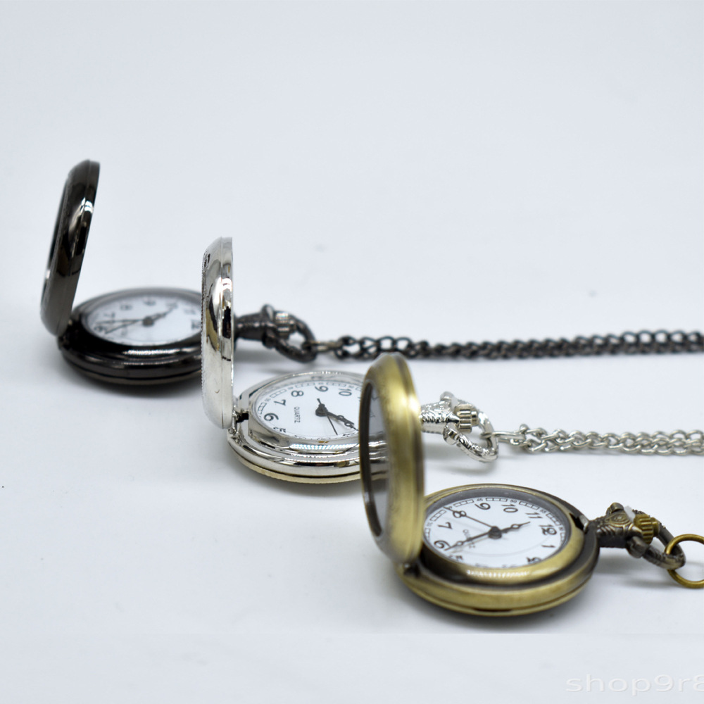 สร้อยคอจี้นาฬิกาพกโลหะวินเทจแบ - Vintage Fashion Necklace บทวิจารณ์และราคา