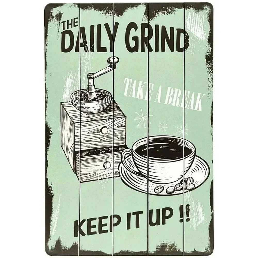 ป้ายโลหะติดผนังลายกาแฟ ของตกแต - Vintage Fashion Wall Art บทวิจารณ์และราคา