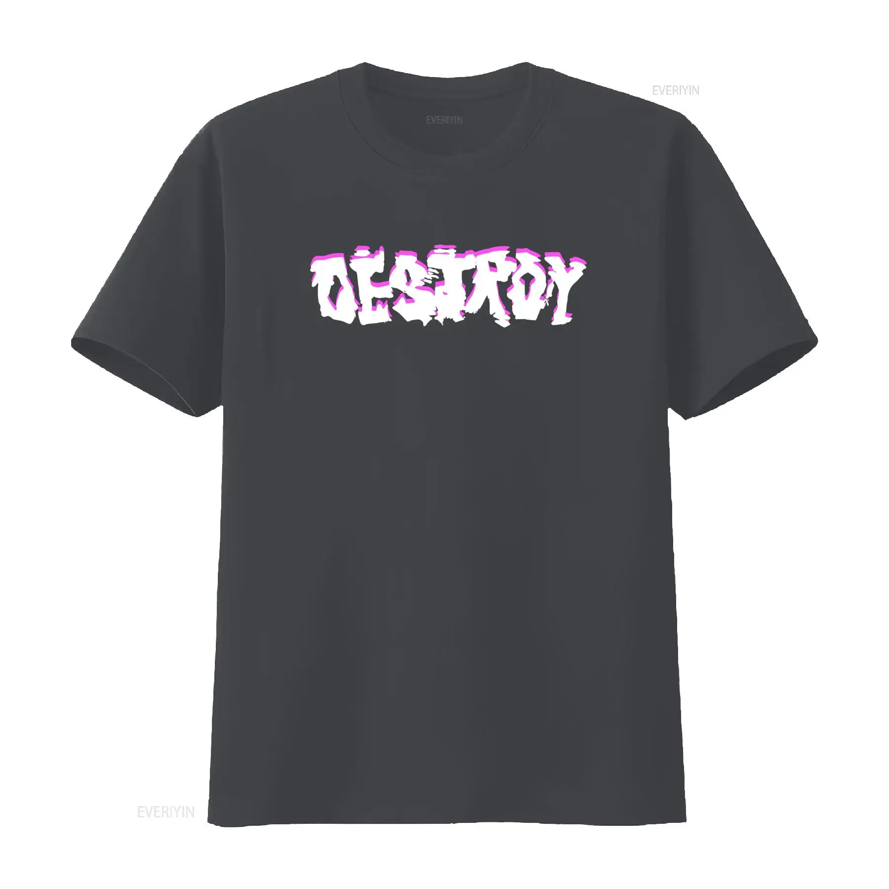 เสื้อยืด Destroy Punk T Shirt  - Vintage Fashion London บทวิจารณ์และราคา