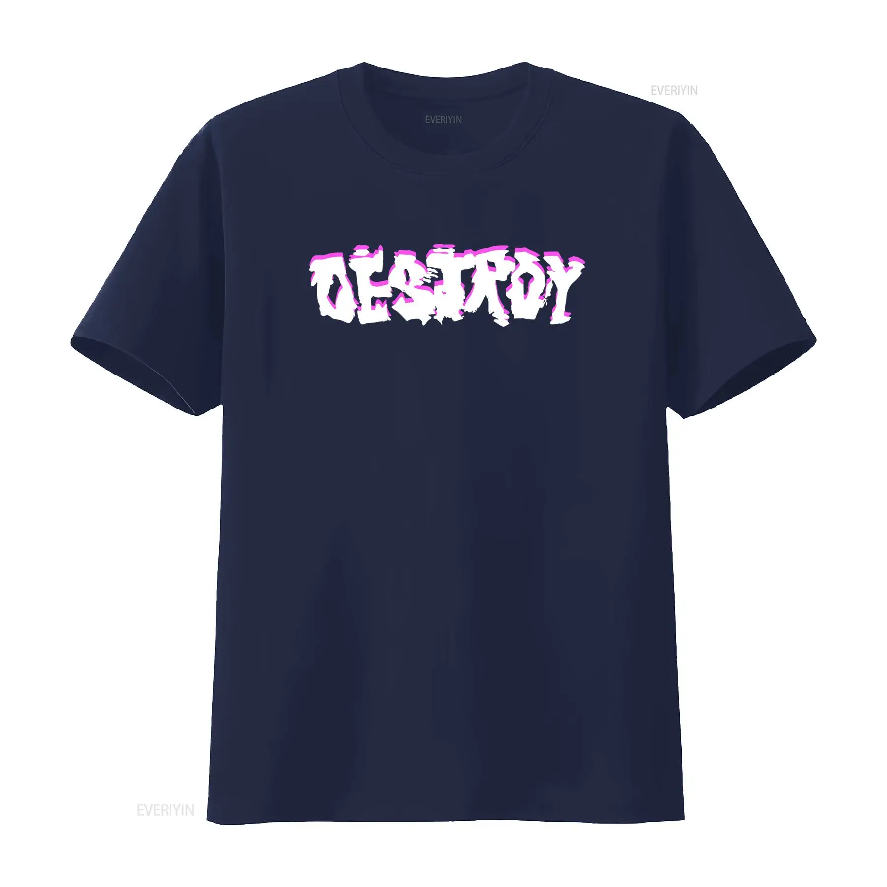 เสื้อยืด Destroy Punk T Shirt  - Vintage Fashion London บทวิจารณ์และราคา