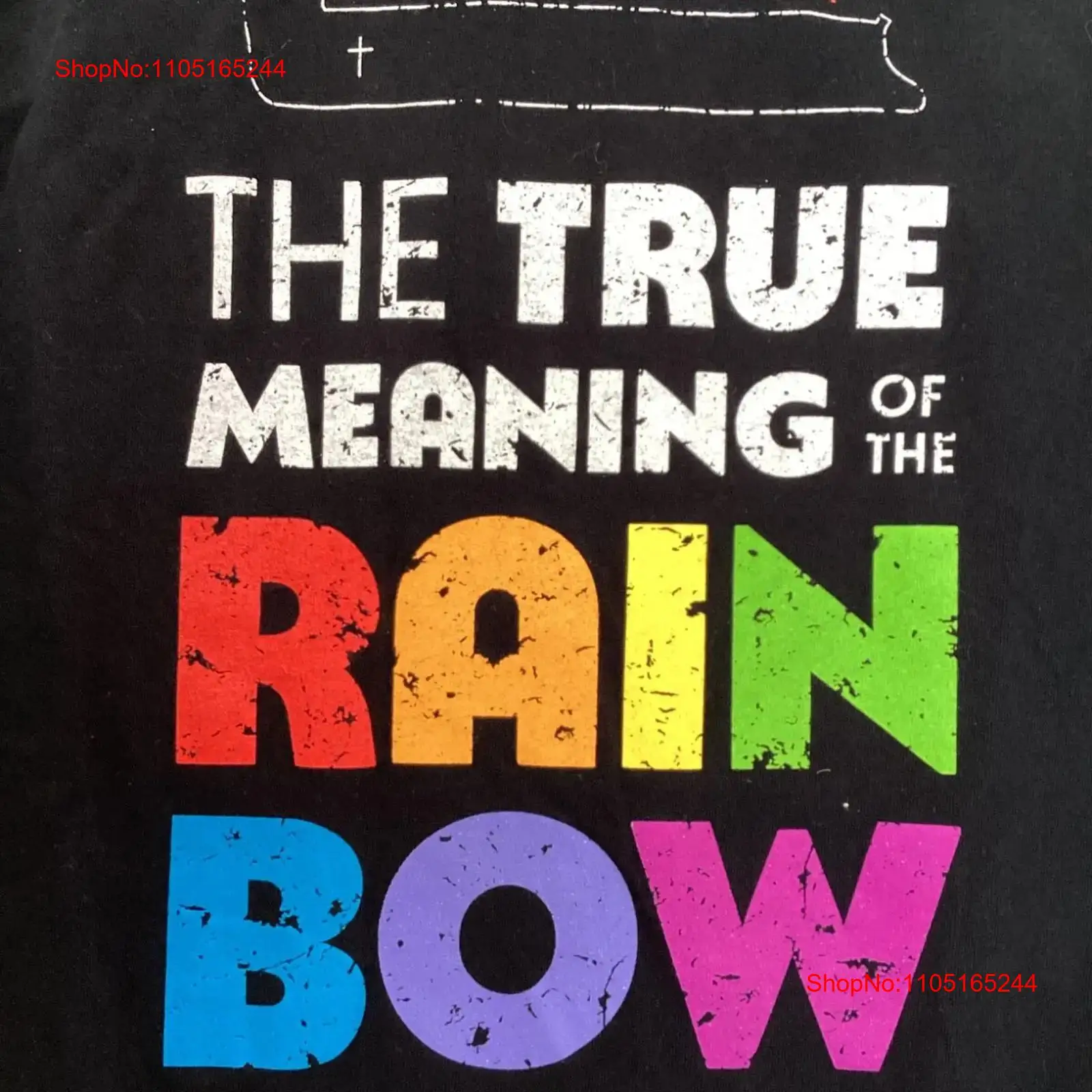 เสื้อยืดสองด้านลายเรนโบว์เจเนซ - Vintage Fashion Meaning บทวิจารณ์และราคา