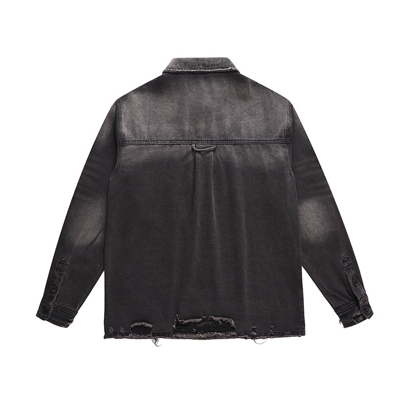 เสื้อแจ็คเก็ตยีนส์ขาดๆ สไตล์สต - Vintage Fashion Jeans บทวิจารณ์และราคา