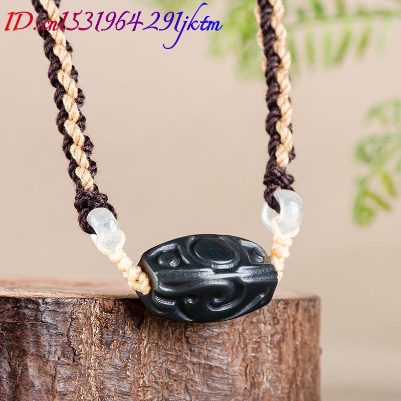 หยกเหอเถียน จี้แกะสลัก สร้อยคอ - Vintage Fashion Necklace บทวิจารณ์และราคา