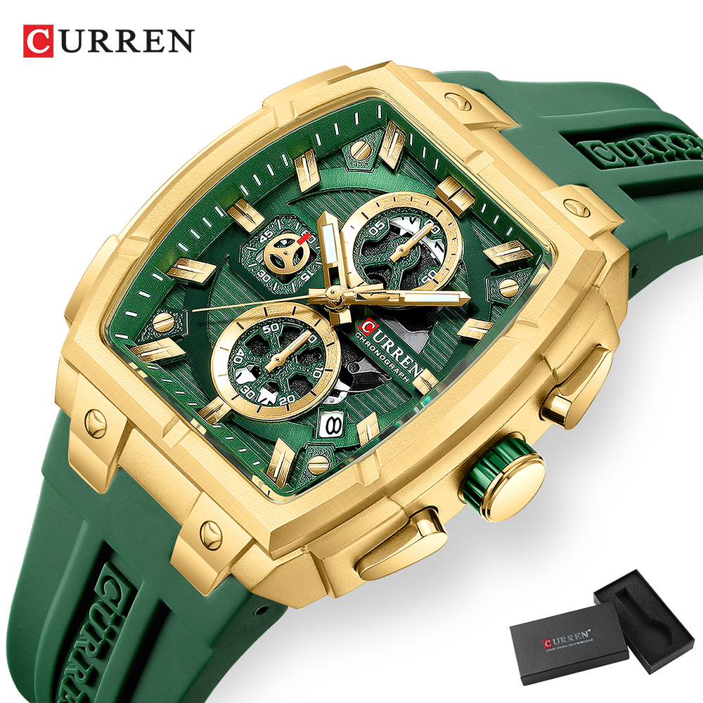 CURREN นาฬิกาวินเทจสุดหรูสำหรั - Vintage Fashion For Men บทวิจารณ์และราคา