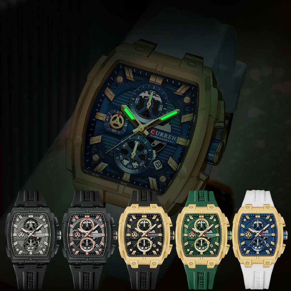 CURREN นาฬิกาวินเทจสุดหรูสำหรั - Vintage Fashion For Men บทวิจารณ์และราคา