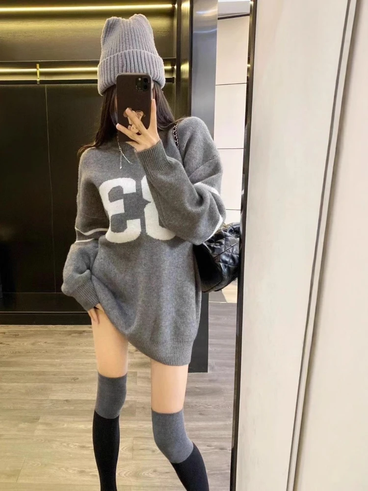 เสื้อสเวตเตอร์ถักสไตล์วินเทจ Y - Vintage Fashion For Women บทวิจารณ์และราคา