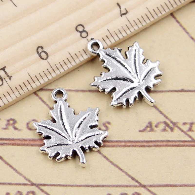 20Pcs CharmsแคนาดาMaple Leaf 2 - Vintage Fashion Canada บทวิจารณ์และราคา