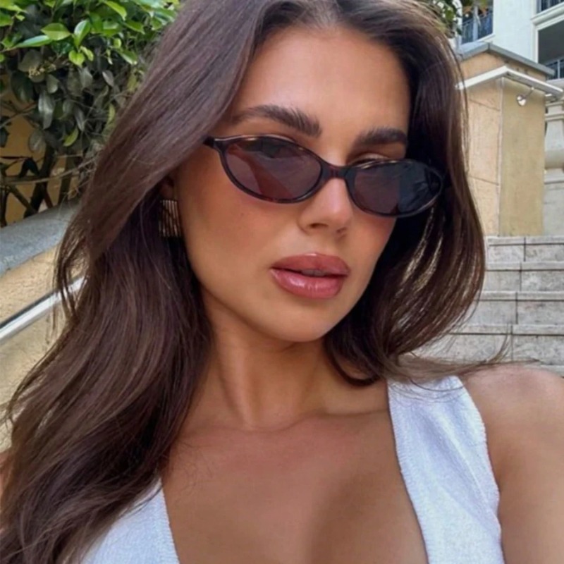 แว่นกันแดดทรงรีสไตล์เรโทร แฟชั - Vintage Fashion Glasses บทวิจารณ์และราคา