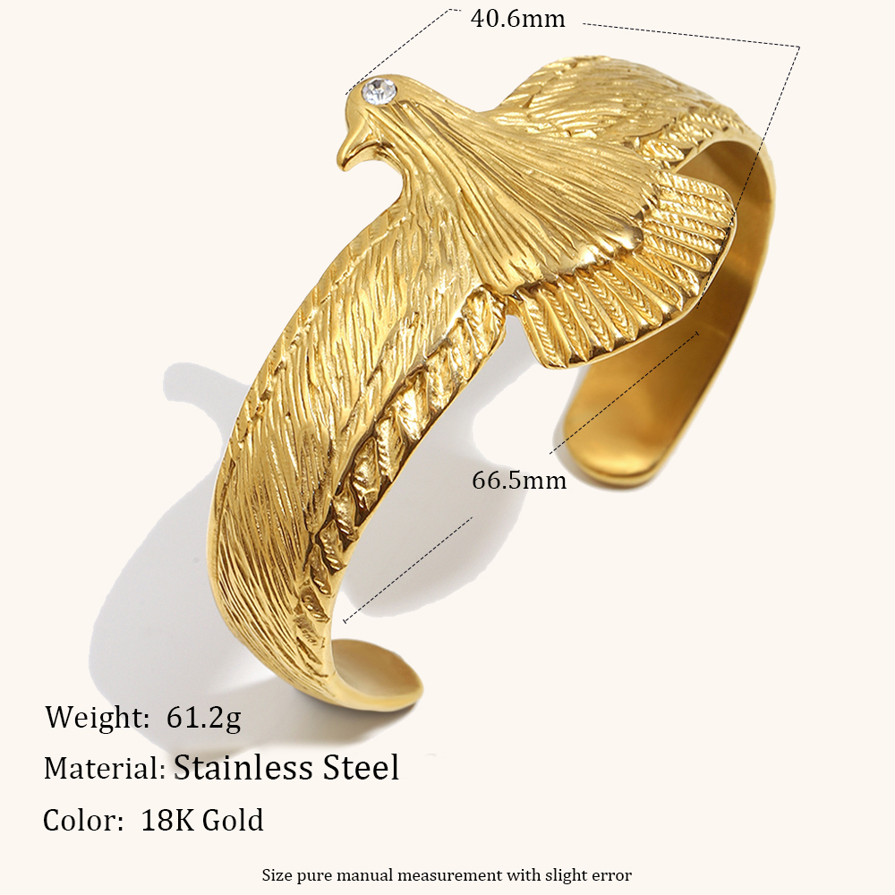 ลา. กำไลข้อมือสตรีแบบเปิดรูปนก - Vintage Fashion La บทวิจารณ์และราคา