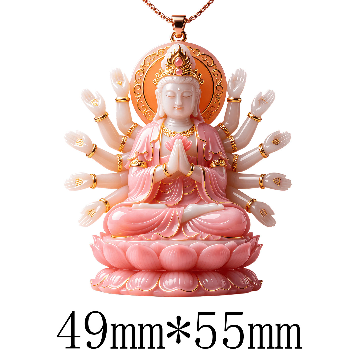 จี้พระโพธิสัตว์กวนอิมสามมิติแบ - Vintage Fashion Meaning บทวิจารณ์และราคา