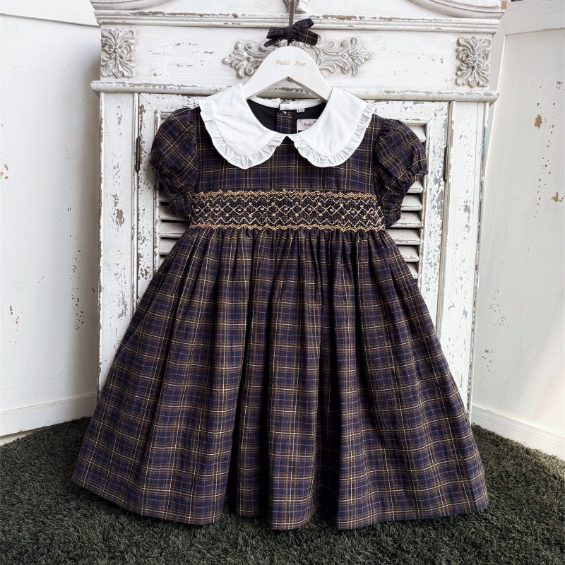 ชุดเดรสเด็กผู้หญิงแขนยาวปักมือ - Vintage Fashion La บทวิจารณ์และราคา