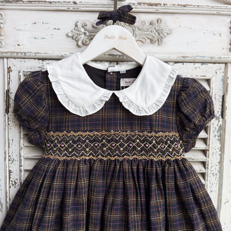ชุดเดรสเด็กผู้หญิงแขนยาวปักมือ - Vintage Fashion La บทวิจารณ์และราคา