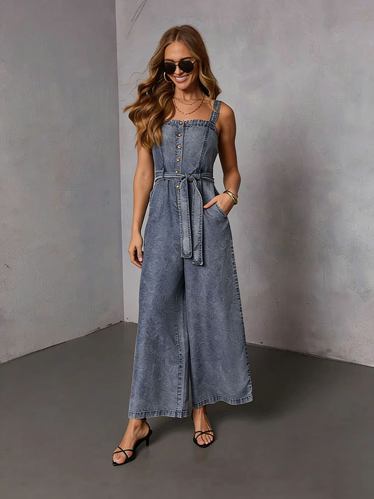 จั๊มสูทเดนิมวินเทจสำหรับผู้หญิ - Vintage Fashion Jeans บทวิจารณ์และราคา