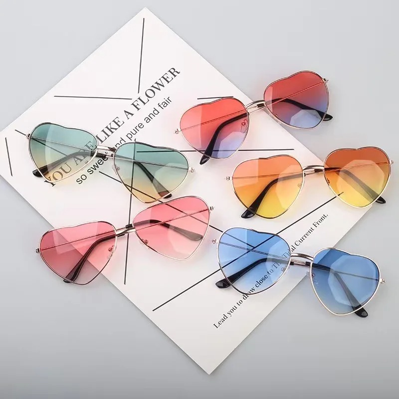 แว่นกันแดดทรงหัวใจโลหะ แฟชั่นว - Vintage Fashion Glasses บทวิจารณ์และราคา