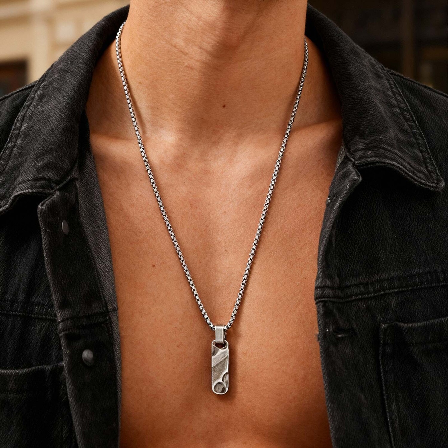 สร้อยคอจี้แท็กทหารขนาดเล็กสำหร - Vintage Fashion Tags บทวิจารณ์และราคา