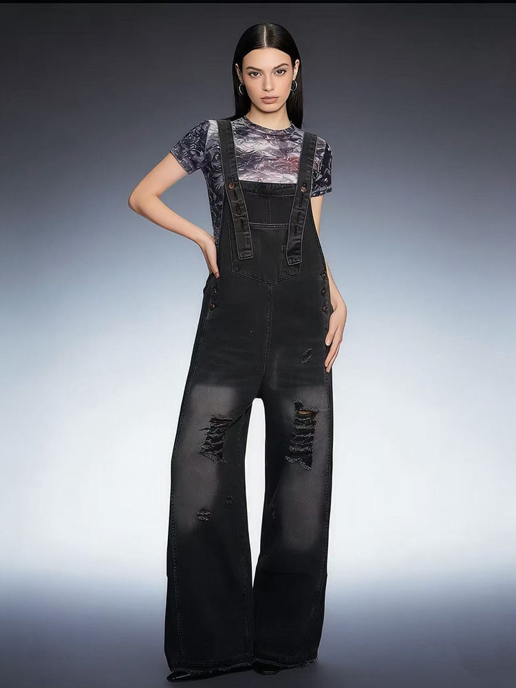 กางเกงยีนส์โอเวอร์ออลแฟชั่นสไต - Vintage Fashion Jeans บทวิจารณ์และราคา