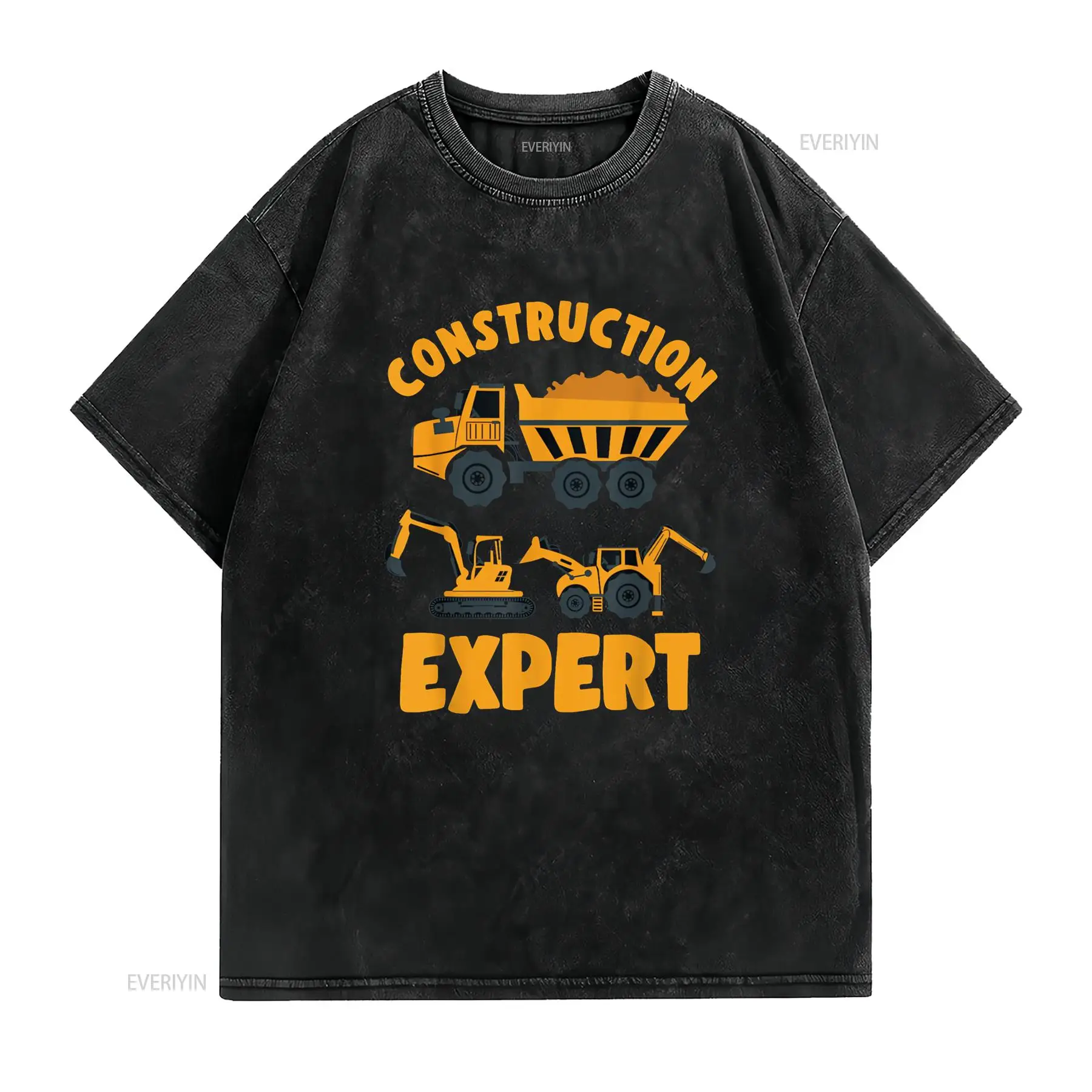 เสื้อยืดเด็กผู้ชายลายรถก่อสร้า - Vintage Fashion Expert บทวิจารณ์และราคา