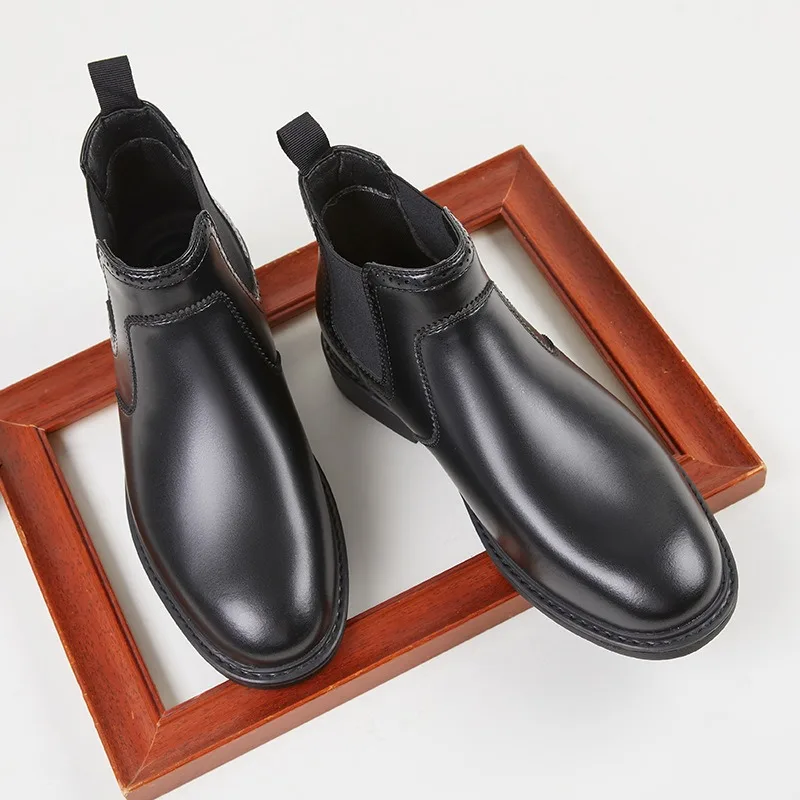 รองเท้าบูทหนังผู้ชายสไตล์วินเท - Vintage Fashion For Men บทวิจารณ์และราคา