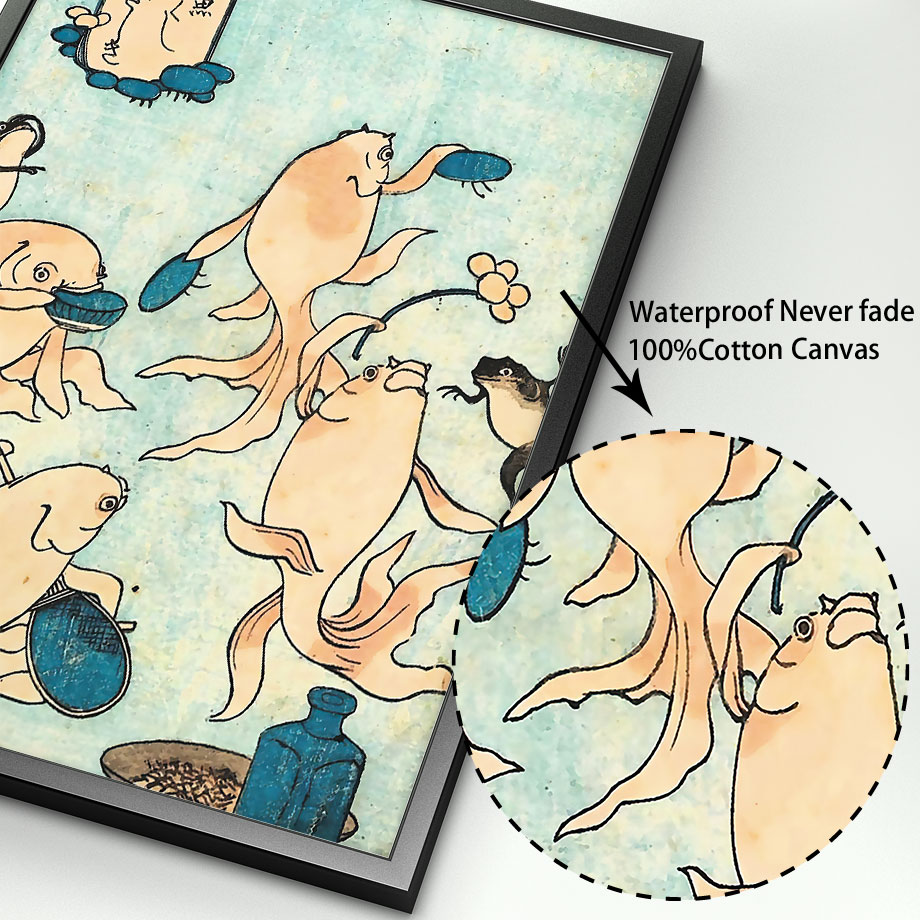 Hokusai Ohara Koson ศิลปะญี่ปุ - Vintage Fashion Wall Art บทวิจารณ์และราคา