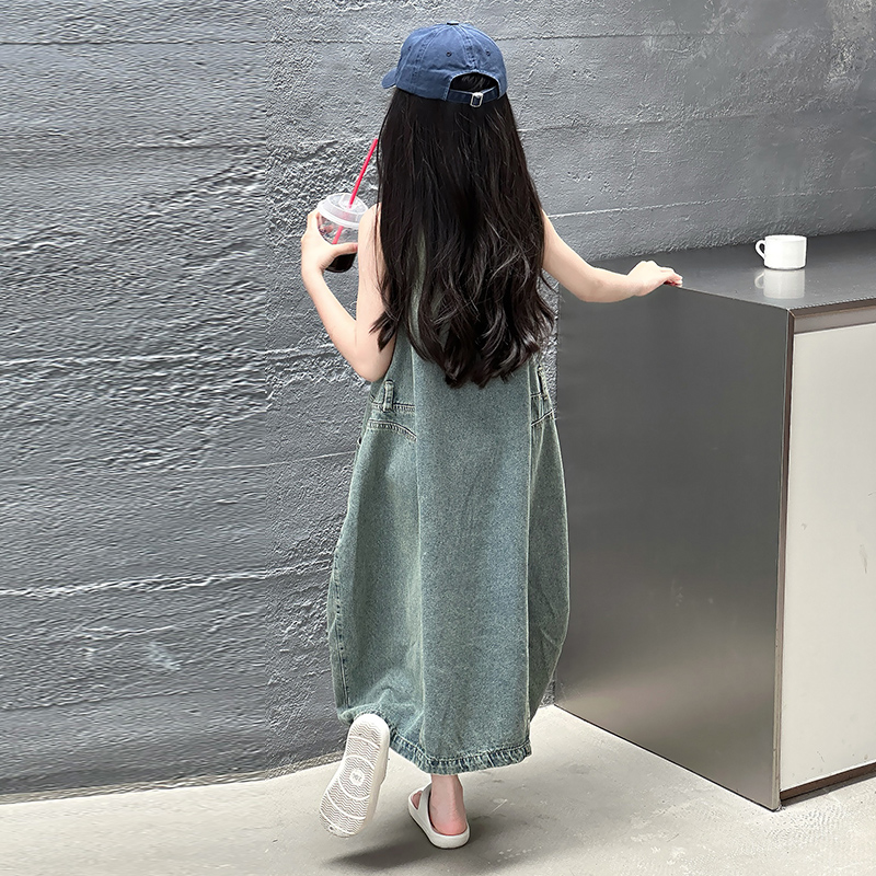Vintage Blue เด็กหญิงคุณภาพสูง - Vintage Fashion Jeans บทวิจารณ์และราคา
