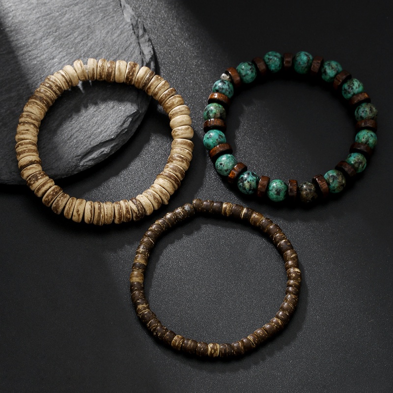 3 ชิ้น Multi - Layered สร้อยข้ - Vintage Fashion Meaning บทวิจารณ์และราคา