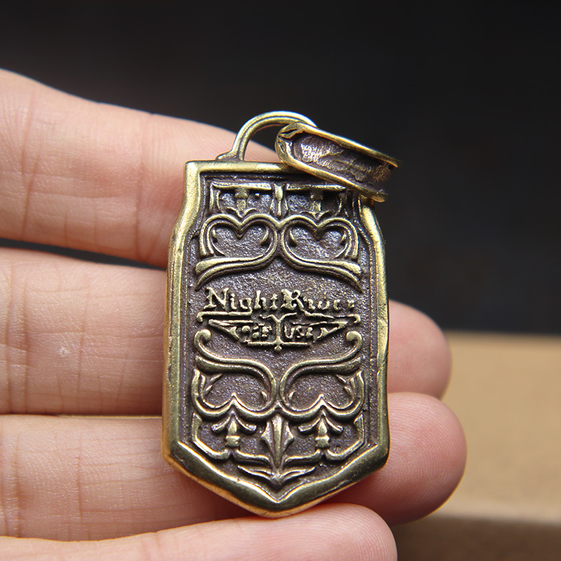 จี้ห้อยรูปหัวกะโหลกสไตล์วินเทจ - Vintage Fashion Tags บทวิจารณ์และราคา