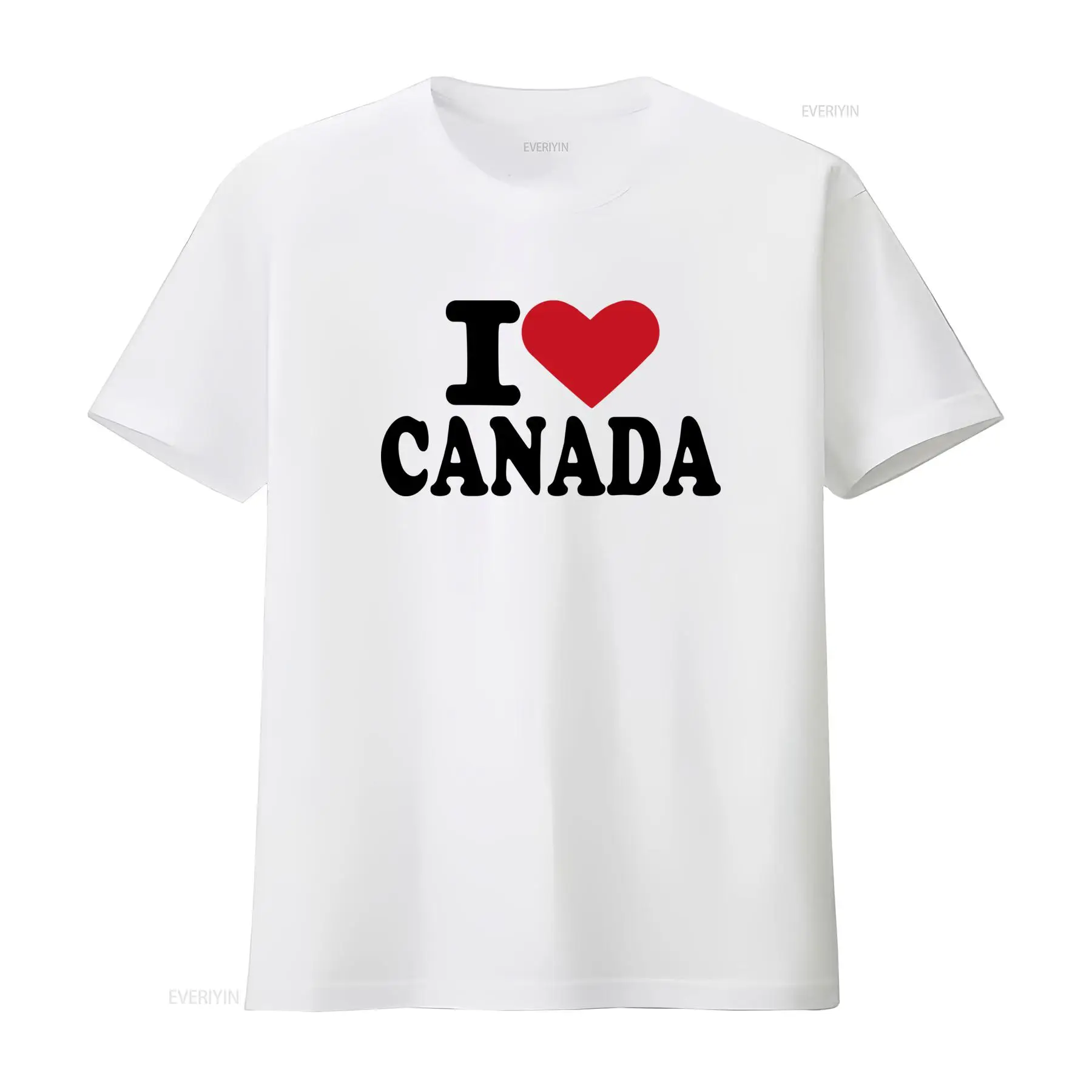 เสื้อยืด I Love Canada สำหรับน - Vintage Fashion Canada บทวิจารณ์และราคา