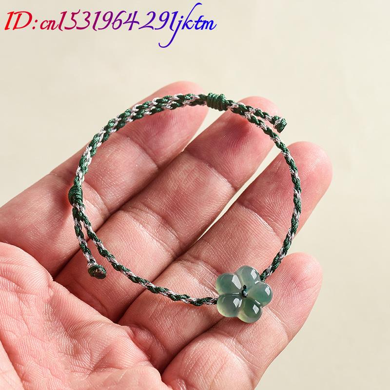 หยกพม่าสร้อยข้อมือหยกธรรมชาติเ - Vintage Fashion For Women บทวิจารณ์และราคา