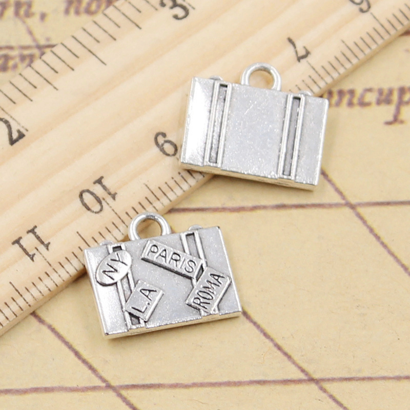 10pcs Charms กระเป๋าเดินทาง NE - Vintage Fashion La บทวิจารณ์และราคา