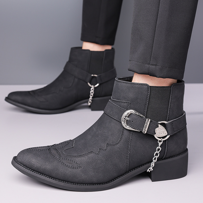 รองเท้าบูทคาวบอยวินเทจสำหรับผู - Vintage Fashion For Men บทวิจารณ์และราคา