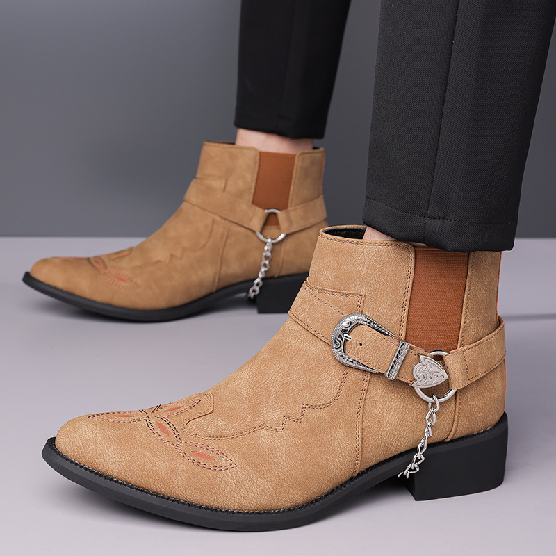 รองเท้าบูทคาวบอยวินเทจสำหรับผู - Vintage Fashion For Men บทวิจารณ์และราคา