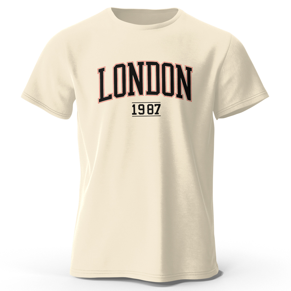 เสื้อยืดผู้ชายแฟชั่นสุดฮิตประจ - Vintage Fashion London บทวิจารณ์และราคา