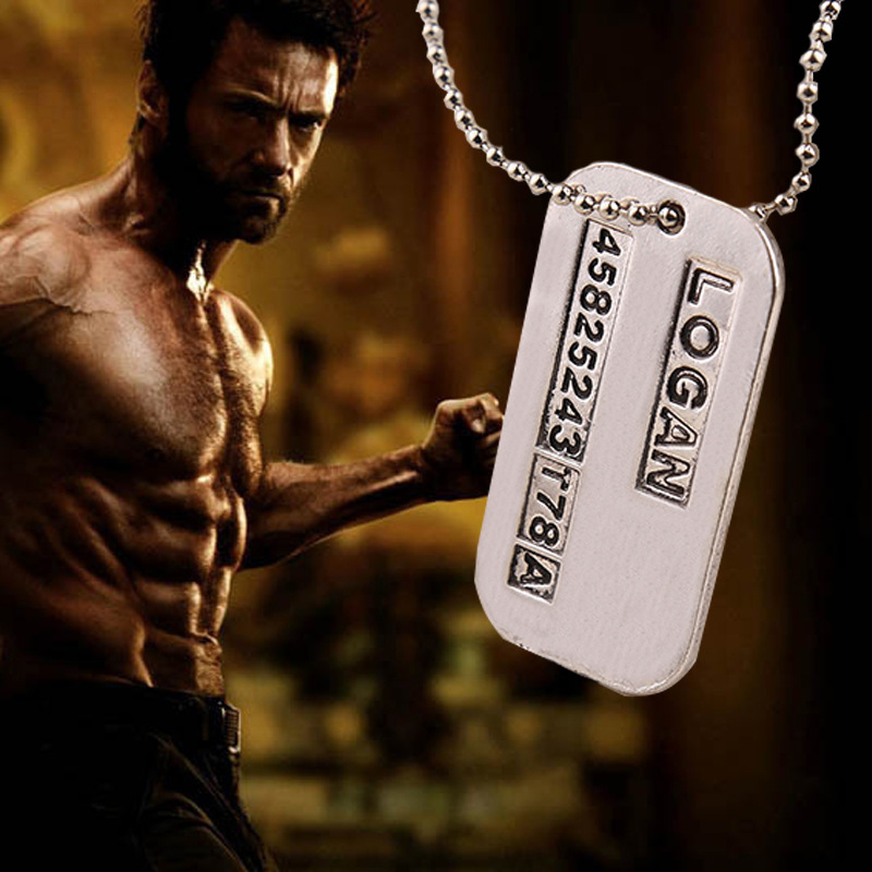 X Men สร้อยคอ Logan Hugh Jackm - Vintage Fashion Tags บทวิจารณ์และราคา