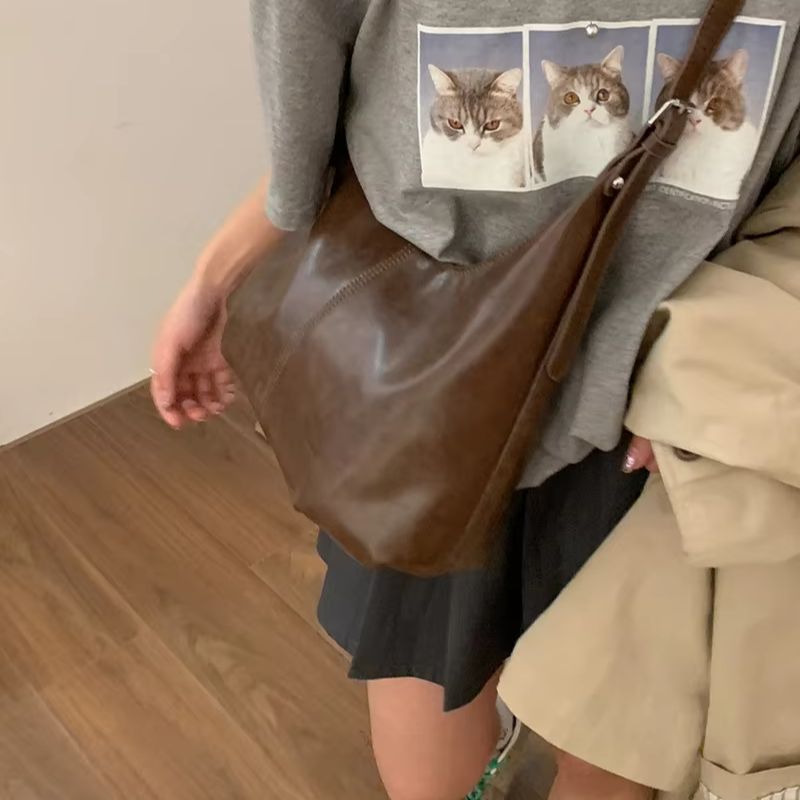กระเป๋าใต้วงแขนขนาดใหญ่สไตล์วิ - Vintage Fashion For Women บทวิจารณ์และราคา
